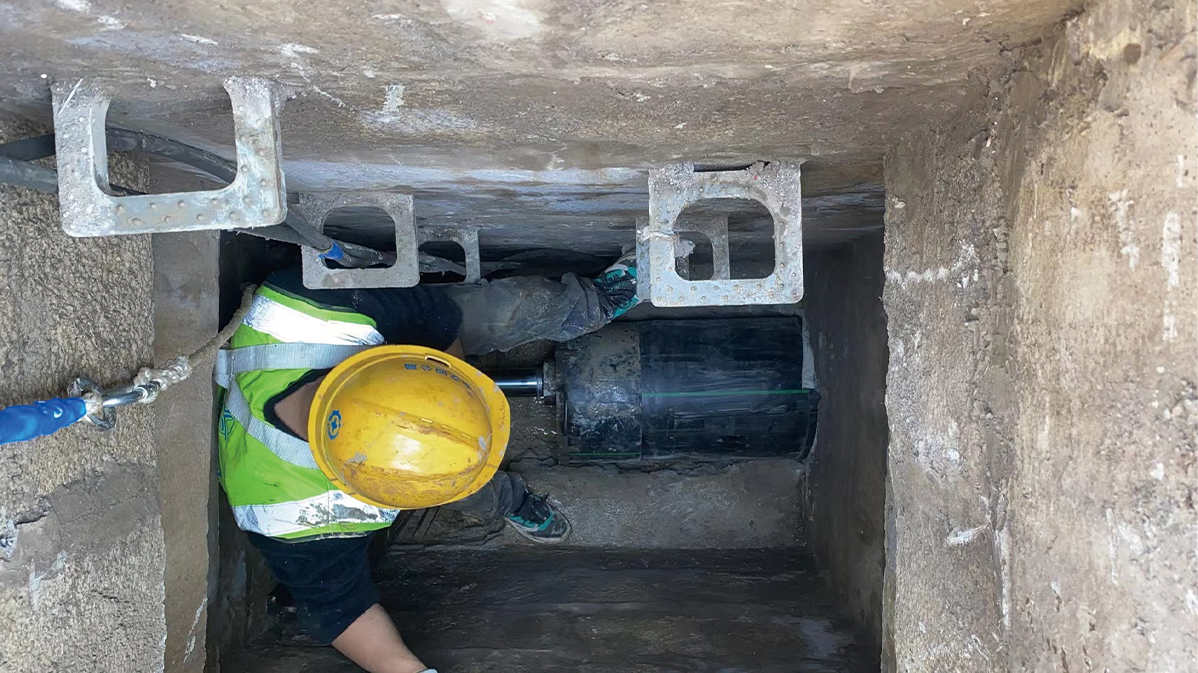 阳明HDPE短管内衬法